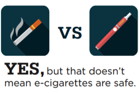 Cigarette vs Vaping pen